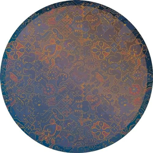 Komar D1-045 Dot Papier peint autocollant rond Bronze Bleu