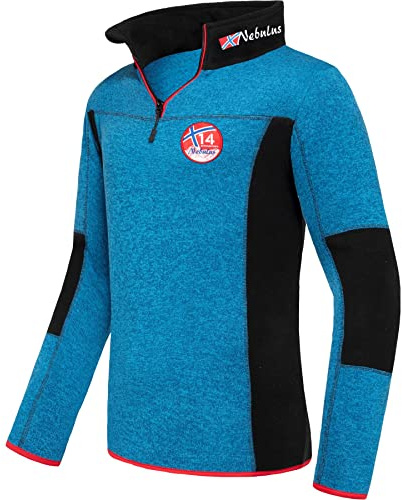Nebulus Fleecepulli PAAVO Herren - Reißverschluss, Pullover