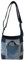 Sunsa Damen Hobo Tasche. Nachhaltige Umhängetasche aus recycelter Jeans & Canvas. Vintage Stil Maritim Tasche für Meerliebhaber in blau/beige