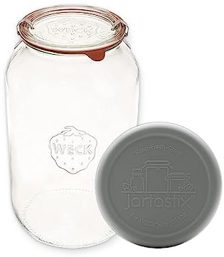 Weck 776 Zylinderglas (Weck 776 // Silikondeckel)