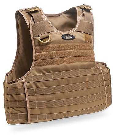 SHIELD Germany® SK1 hasta SK4+ - Chaleco de protección táctico, antibalas, Sin protección balística, M
