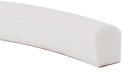 jackfru 100cm Duschdichtung Weiß, Duschschwelle, Schwallschutzleiste Dusche Selbstklebend, Wasserbarriere, Wasserdamm TPE 1,5 * 2cm (Weiß(100 * 1,5 * 2cm))