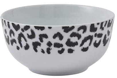 Ulster Weavers - Cats Themed Bowl - 1x Piece - Microwave & Dishwasher Safe - Fruit Bowl with Leopard Print - Ideal as Pasta Bowl/Ramen Bowl/Cereal Bowl - Cat Lovers Gifts - Cat Kitchen Accessories