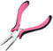 Ainkou Hair Extension Pliers 3-Hole Mini Hair Extension Tool for Micro and Nano Ring Hair Extensions (Pink)