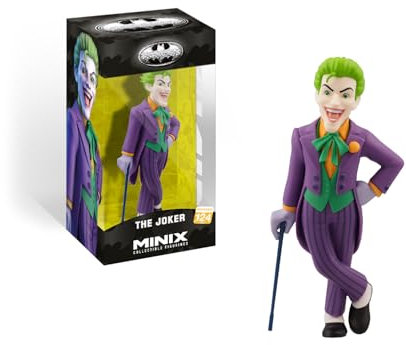 MINIX Batman The Joker 12cm Figure - Collectible Joker Model Movie Icon Range for Fans