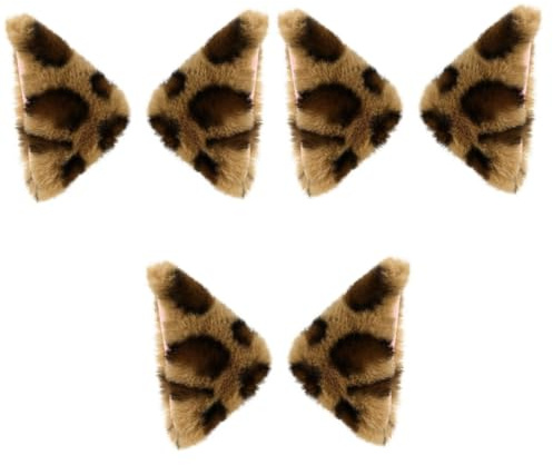 LIFKOME 3paare Katzenohren Haarspange Für Halloween Cosplay Und Partys Niedliches Design Mit Leopard-print Für Mädchen Und Haarschmuck Für Besondere Anlässe