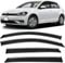 CaoYH Windabweiser Passend Für VW Golf 7 MK7/MK7.5 2014-2019 Autofenster Regenschutz Regenabweiser Deflektoren Regenabweiser Integrierte Deflektoren