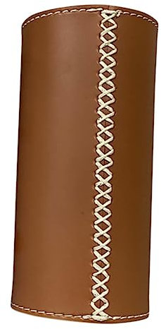 TOGEVAL Leather Gas Tank Case Camping Oven Gas Portable Cover Bottle Cover Cylinder Tank Accessory