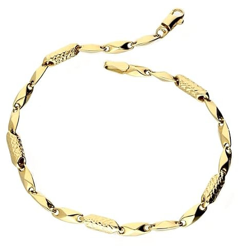 Echter 585 Gold ARMBAND, Gelbgold, 18,5 cm Lang, 14 Karat, inkl. ETUI !