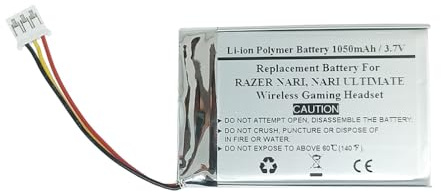 1050mAh 3.7V Replacement Battery For RAZER NARI,NARI ULTIMATE wireless Gaming headset