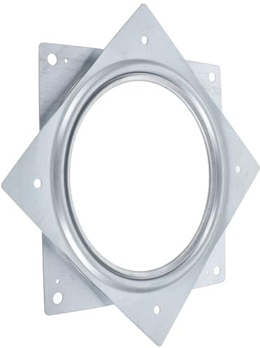 LIFKOME Drehteller aus Eisen, Silber, Belastbar und Stabil für Möbel | Leicht zu Montieren, Robust Verarbeitet, Drehbare Platte für Gleichmäßige Bewegung