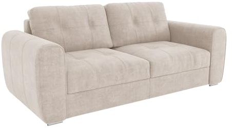 Vente-unique - Schlafsofa 4 Bolipo - Polyester - beige