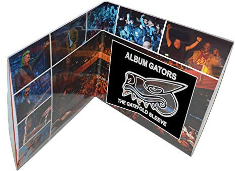 12” Inch Plastic Outer Record Sleeves For Double Vinyl Gatefold LP Albums (30 Pack of Album Gators) 90 microns cpp plastic | 360g Gauge Crystal Clear Covers | 33 rpm Bags | Gatefold Sleeves |