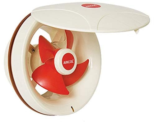 Uzman-Versand 25K Wandventilator mit Klappe, Fenstergebläse Fenster Wandlüfter Abluftventilator Einbauventilator Wandgebläse Ventilatoren Ventilator Küche, Garage,