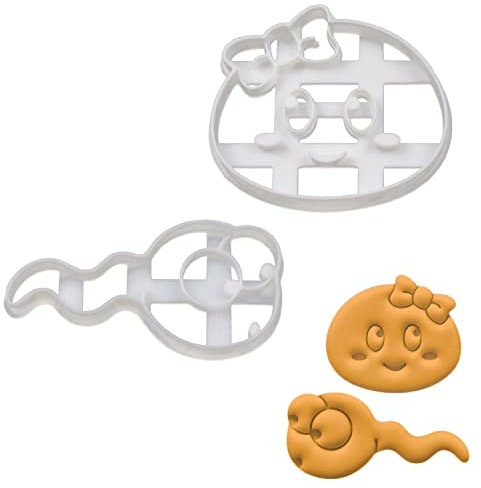 Sperma & Eizellen Ausstechformen, 2 Teile, Bakerlogy