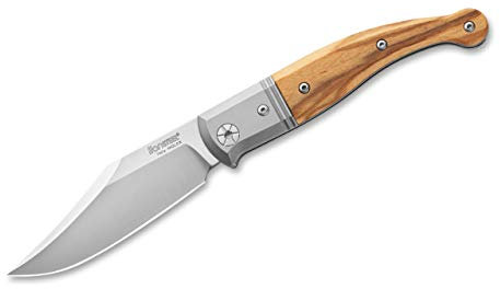 LionSteel Unisex – Erwachsene Gitano Olive Taschenmesser, Braun, 19,5 cm