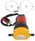 Homtone 12V 60W Ölabsaugpumpe Dieselpumpe Kraftstoffpumpen Ölpumpe Absaugpumpe zum Ölwechsel Motoröl Heizöl (gelb)