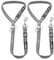 Headrest dog car seat belt 2 Pack Adjustable Durable Headrest Seat belt Pet Dog Car Safety Harness Restraint with Elastic Nylon Bungee Buffer Grey