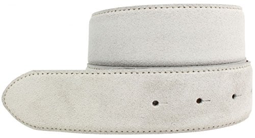 BELTINGER Gürtel aus Veloursleder ohne Schnalle 4 cm | Velour-Ledergürtel für Damen Herren 40mm | Wildleder-Gürtel 4cm