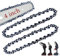 2 catene per motosega, per mini motosega a mano da 4 pollici, catena universale per la lavorazione del legno, rifinitura, giardinaggio, saw chain(4 pollici)