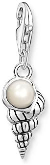 Thomas Sabo Charm-Anhänger Muschel mit Perle 925 Sterlingsilber 1891-082-14