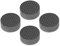 Tertullus 4 unidades de amortiguadores de altavoces mate para altavoces, pies de altavoz, amortiguador de vibraciones, 40 mm × 10 mm