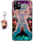 Staremeplz Compatible with iPhone 14 Pro Max Case Anime Design [With Figure Keychain], Soft Silicone Flexible TPU Animation Phone Case for iPhone 14 Pro Max