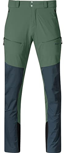 Bergans Herren Rabot V2 Softshell Hose, Dark Jade Green-Orion Blue, 50