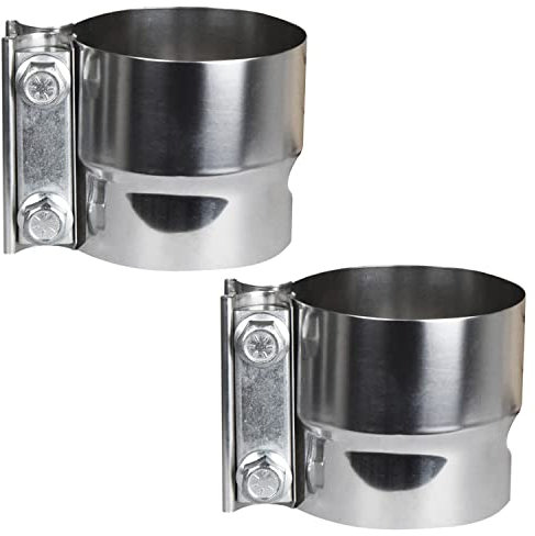 Roadformer 2.75 Lap Joint Exhaust Band Clamp Preformed Stainless Steel - 2 Pack