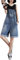 Sukany Classiche cinghie regolabili orlo con risvolto pantaloncini in denim casual con bretelle tute pantaloncini di jeans pagliaccetto, Blu, L
