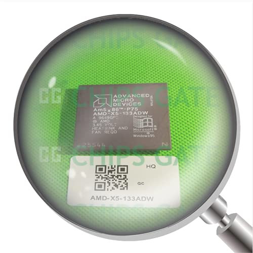 AMD-X5-133ADW - 1 unidad Am5X86-P75 AMD-X5-133ADW CPU de 32 bits Pga168