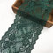 3 Yards 15 cm Breite Vintage Spitzenband, Spitzenbordüre Spitzenborte Zierband Dekoband Spitzenstoff Spitzenbesatz HäKelband Lace Textilborte WäSchespitze Spitzen Bänder zum Nähen, DIY Basteln(Grün)
