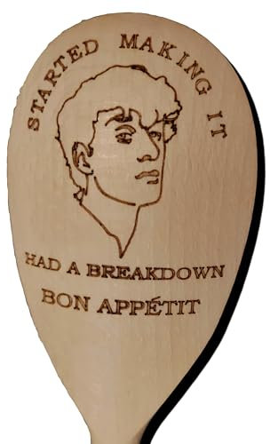 Started Making It Had A Breakdown Bon Appetit Wooden Baking Spoon Novelty Baker Gift Present