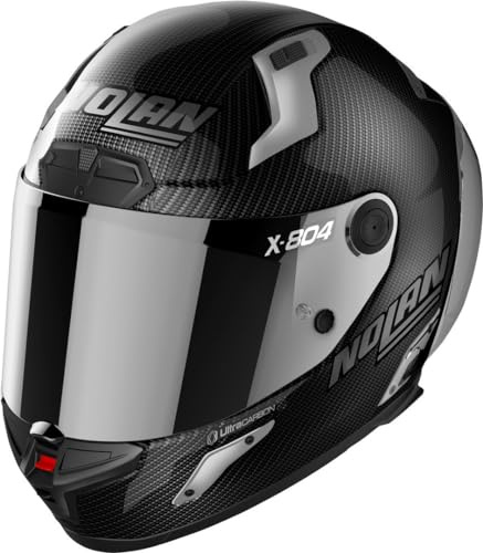Nolan X-804 RS U.C. Silver Edition 004 - Casco integrale (carbonio/nero/argento)