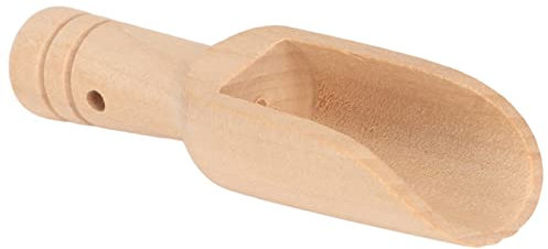 Set di 10 mini cucchiai in legno per scatole, piccoli cucchiai di sale da bagno, mini cucchiaini da caffè in legno, cucchiai da bucato in polvere per spezie, tè, cereali, zucchero