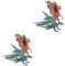 PRETYZOOM 4 Stück Drachenspielzeug Kuchendekorationen realistisches Drachenmodellspielzeug playmobile Drachen zabawki stymulujące rozwój Modelle Kinderspielzeug Drachenstatuen und Figuren