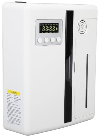Smart Air Machine, Leise Automatische Duftabgabe, Anpassbare Aromen, Lang Anhaltende Wirkung, Einfach zu Bedienen, 160 Ml Fassungsvermögen, Abdeckung 300 m³ (EU-Stecker