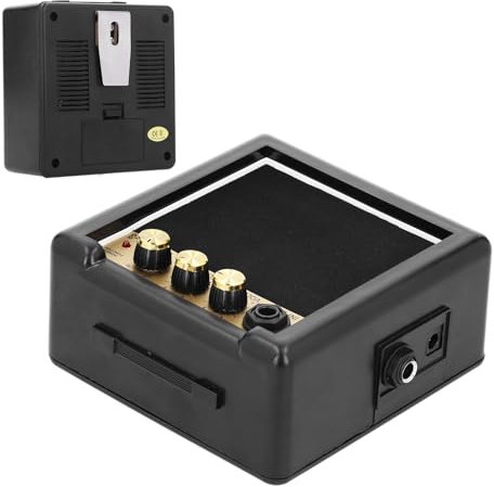 Guitar Amplifier, PG‑3 Speaker 3W Small Portable Electric Guitar Amplifier, Practice Guitar Combo Amp for Musical Instruments Guitars, Basses