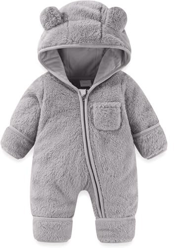 GZSRTT Warm Zubehör,Sterntaler Overall Winter Warm Anzug Nicki Strampler Baby Baby Jacke Neugeborene Hundemantel Fleece Winteranzug Kinder Winterkleidung Baby,Schlafanzug Kinder Winter Boy Baby Winter