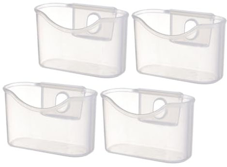 CRILSTYLEO 4-teiliger Kühlschrank-hängebox Organizer Gefrierschrank-hängegestell Aus Pp-material Für Gewürzbeutel Und Kleine Gegenstände