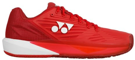 YONEX Men's Eclipsion 5 Ac Tennis Shoes All-Court Shoes Red/White EU, tango red, 12 UK
