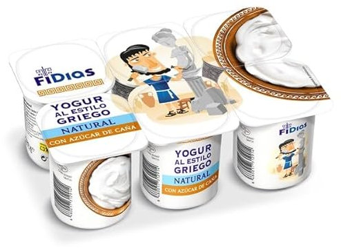 Fidias YogurT Griego Natural, 6 x 125g
