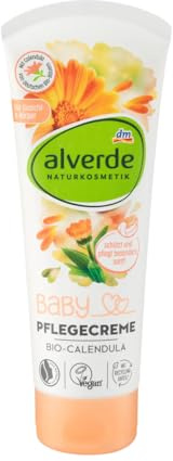 alverde BABY Baby Pflegecreme für Gesicht & Körper Calendula, 100 ml