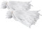 INOOMP 200 Piezas Cuerda de algodón Absorbente Planta Cuerda de algodón Natural cordón de Mecha autorriego Botón Snap de la Cuerda de Etiqueta Alfombra de Agua de Cesta Colgando Blanco