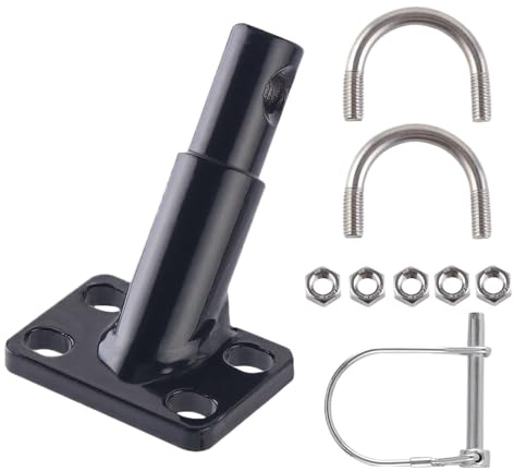 Fahrradanhängeranschluss – Kupplungskupplung für Fahrradanhänger | Hitch Fahrradtouren | Kupplungskupplung aus Stahl | Adapter zur Befestigung des Wohnwagens | Adapter für Fahrradzubehör