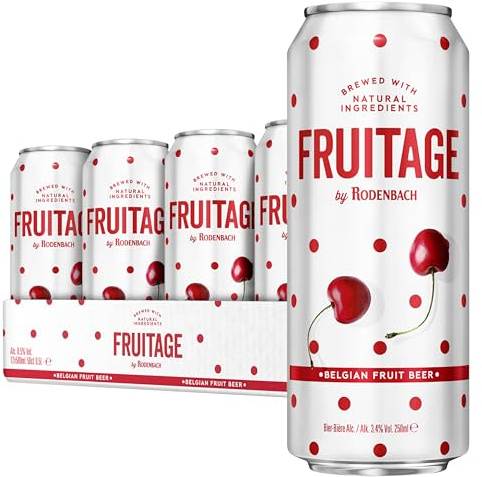Fruitage by Rodenbach | Cherry Beer | 3.4% ABV | 12 x 500ml Cans