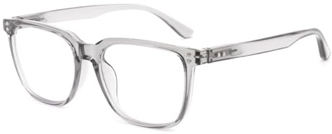 SKYWAY Blaulichtfilter Brille Herren, Retro Rechteckige Blaulichtfilterbrille für Damen, Blendfreie Brille Blue Light Glasses Gegen Augenbelastung beim Computerspielen