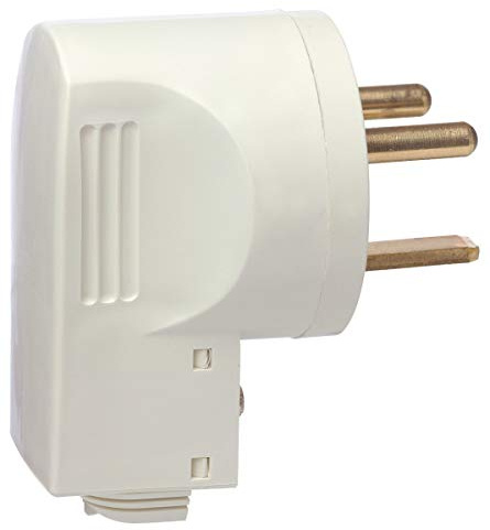 Legrand 096938 Stecker mit Erde und Ring, 32 A, 2-polig, Grau