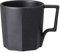 KINTO 28896 OCT Tasse, 300 ml, schwarz, mikrowellen- und spülmaschinenfest, Geschenk