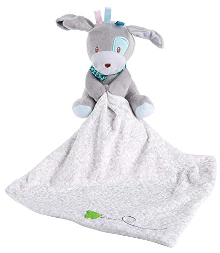Zerodis Apaiser Serviette Doudou Jouet Bébé Peluches Doudou Poupée pour Cadeau de Bébé Fille Doudou Garçon(Dog)